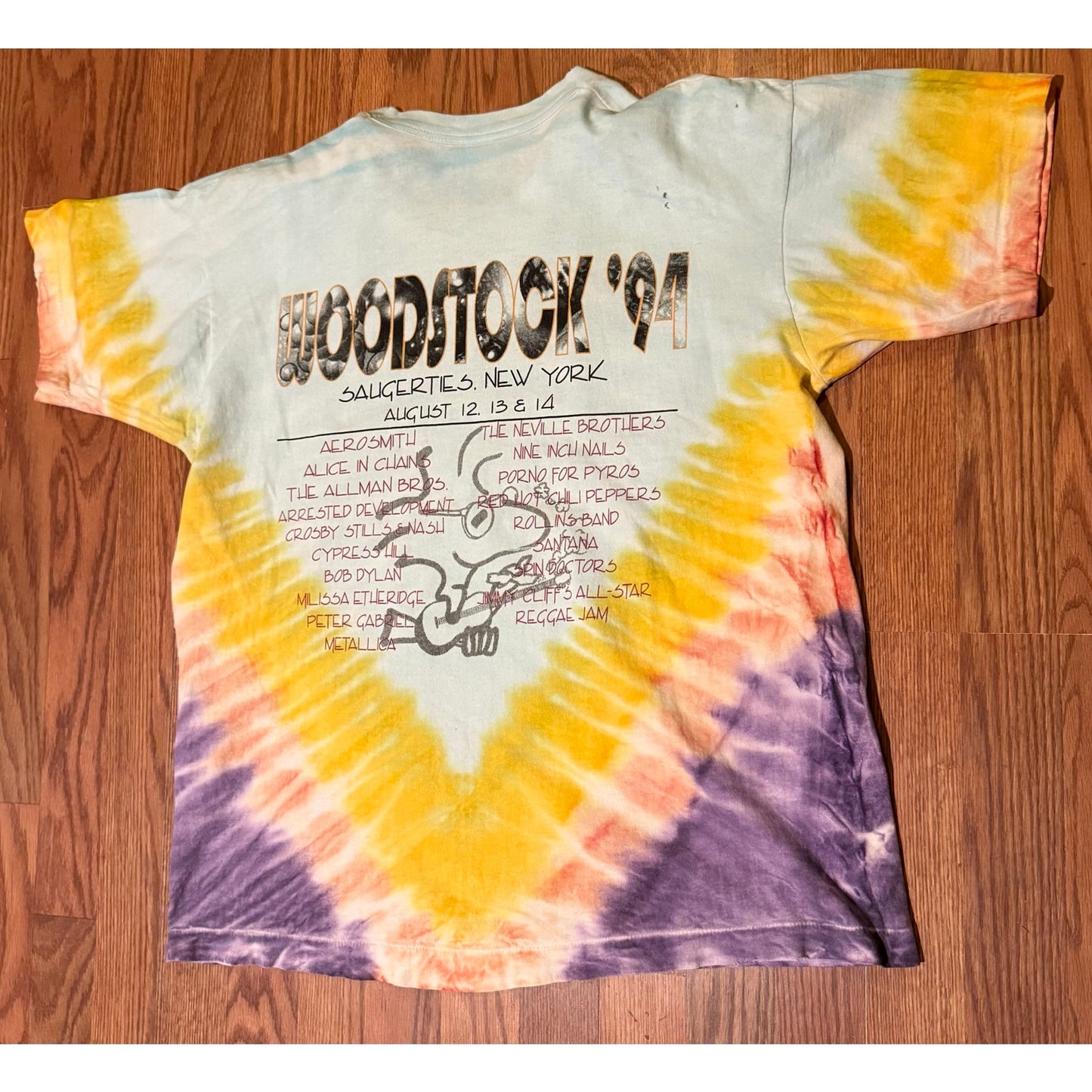 Vintage 1994 Woodstock concert shirt size XL